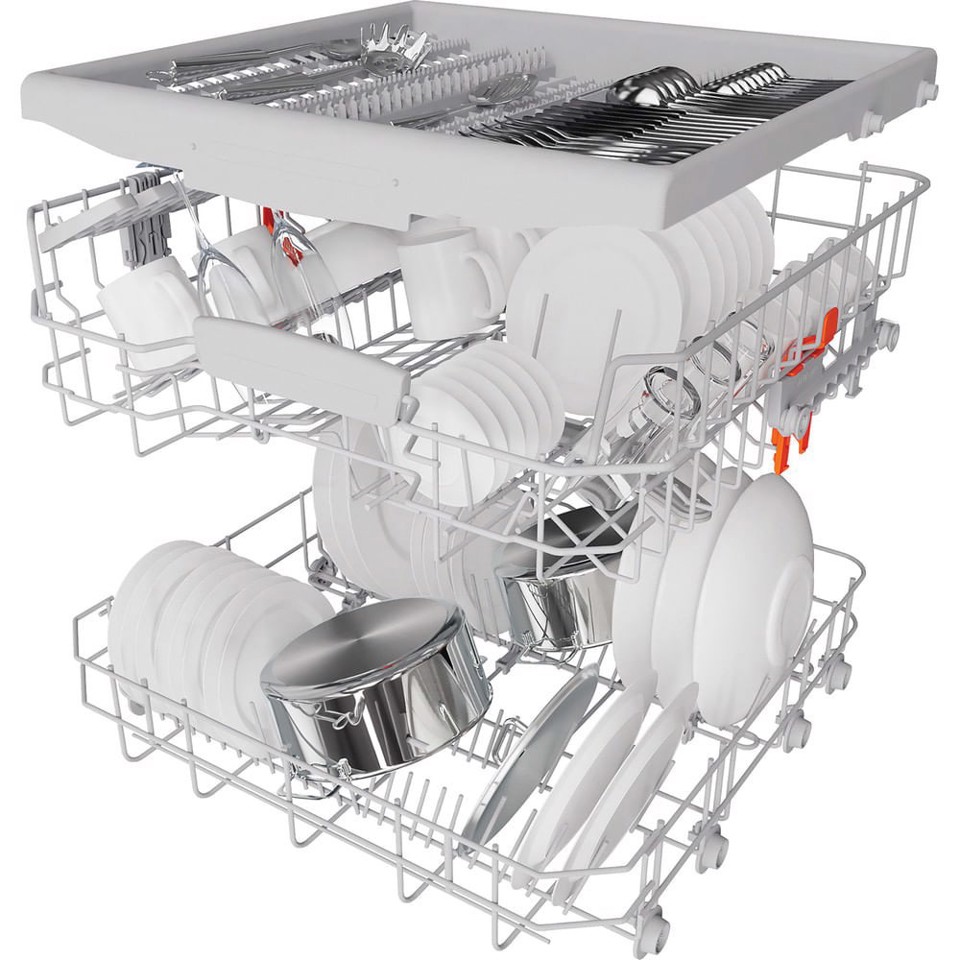 Hotpoint Ariston HA4IFD14B, Lavastoviglie 60cm, classe D, 14 coperti, 46dBA