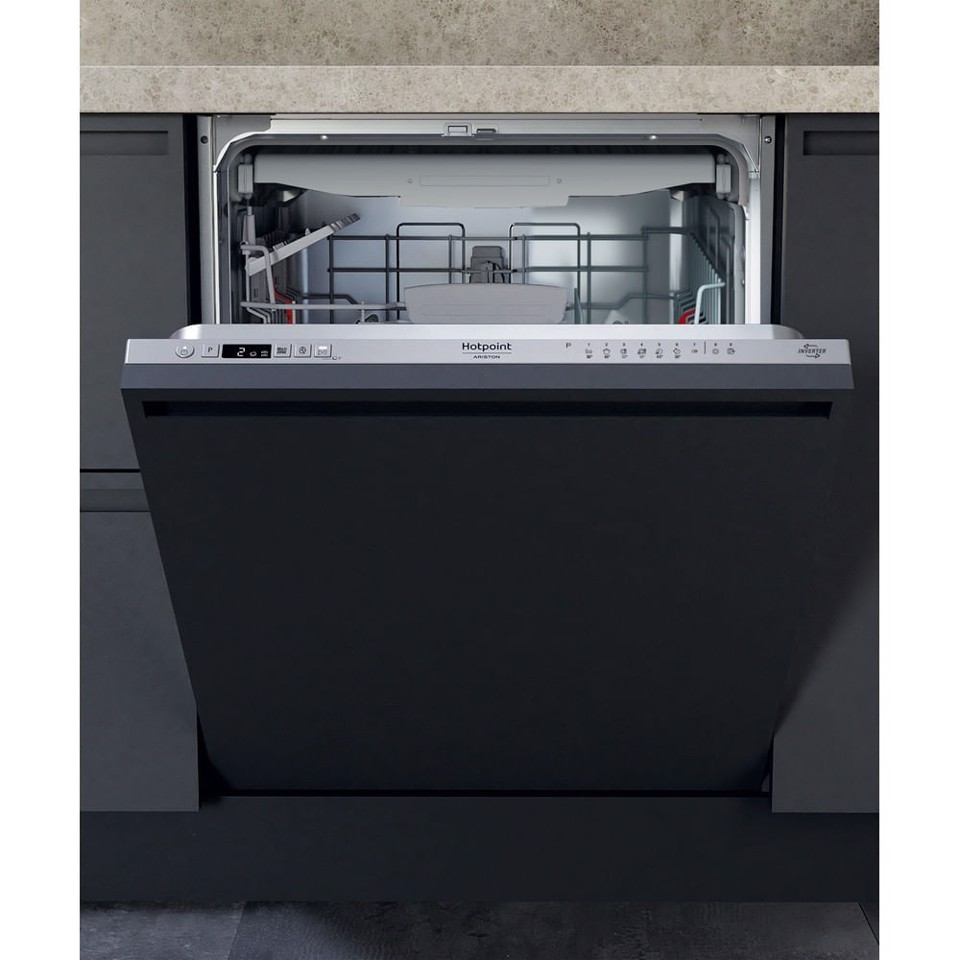 Hotpoint Ariston HA4IFD14B, Lavastoviglie 60cm, classe D, 14 coperti, 46dBA
