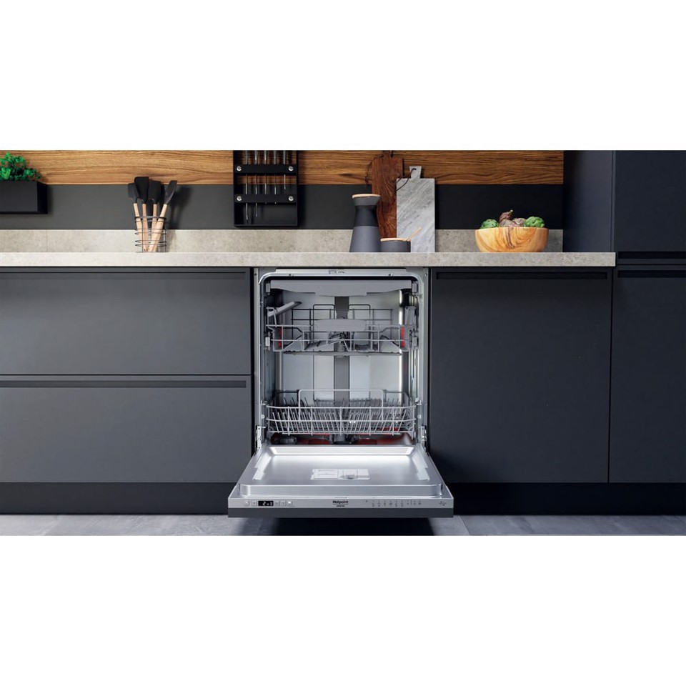 Hotpoint Ariston HA4IFD14B, Lavastoviglie 60cm, classe D, 14 coperti, 46dBA
