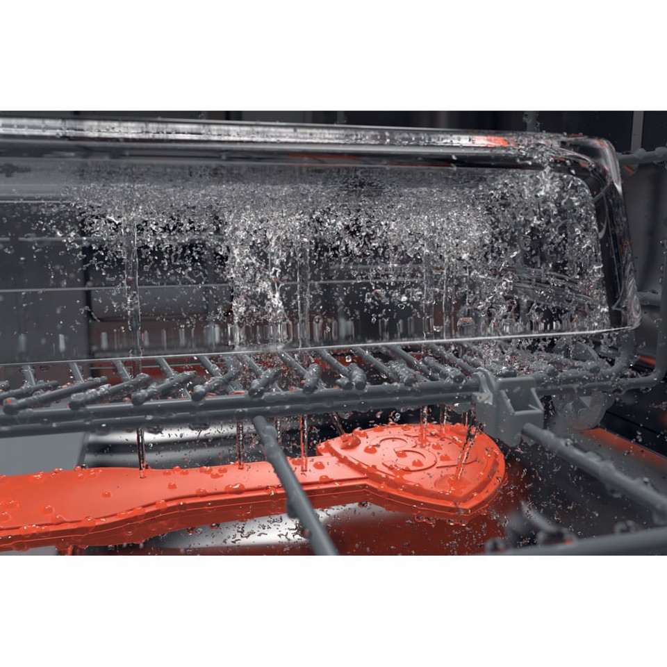 Hotpoint Ariston HA6FA14BN7A0X, Lavastoviglie 60cm, Classe A, 14 coperti, 3DZoneWash, 41dBA, Inox