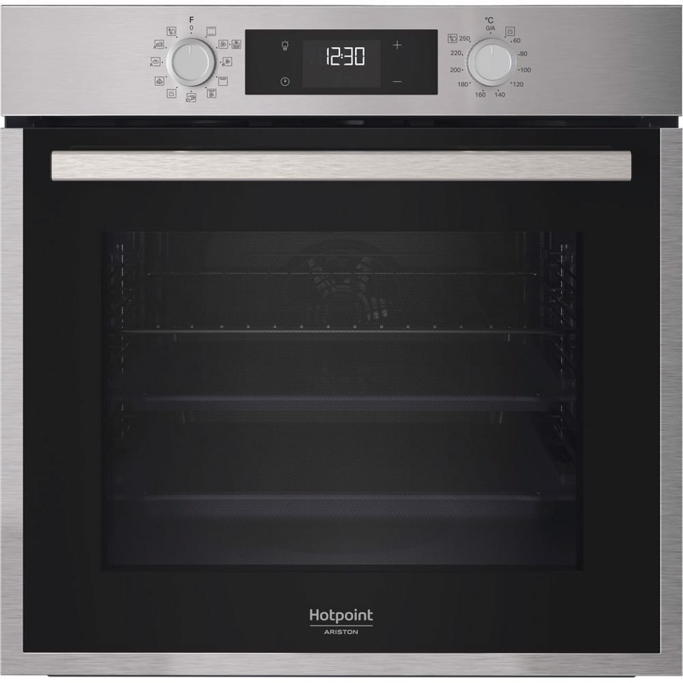 Hotpoint Ariston HAO 458H X Forno Multifunzione inox con display e manopole esterne, Idrolisi