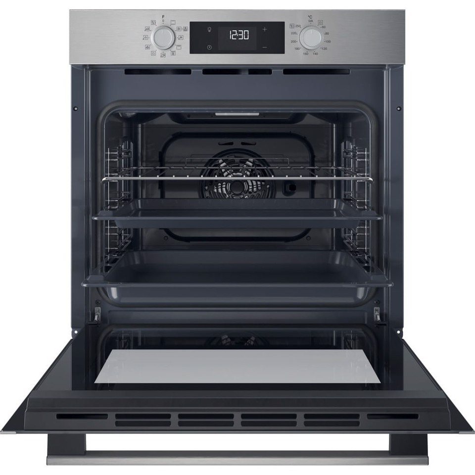 Hotpoint Ariston HAO 458H X Forno Multifunzione inox con display e manopole esterne, Idrolisi
