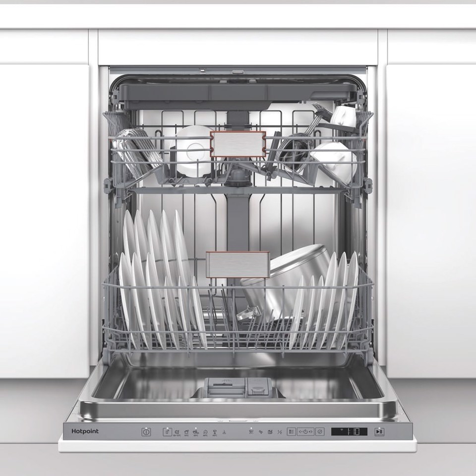 Hotpoint Ariston HDI LYM A5 R, Lavastoviglie 60cm, Classe A, 15 coperti, 41dBA, WiFi, OdourProtect