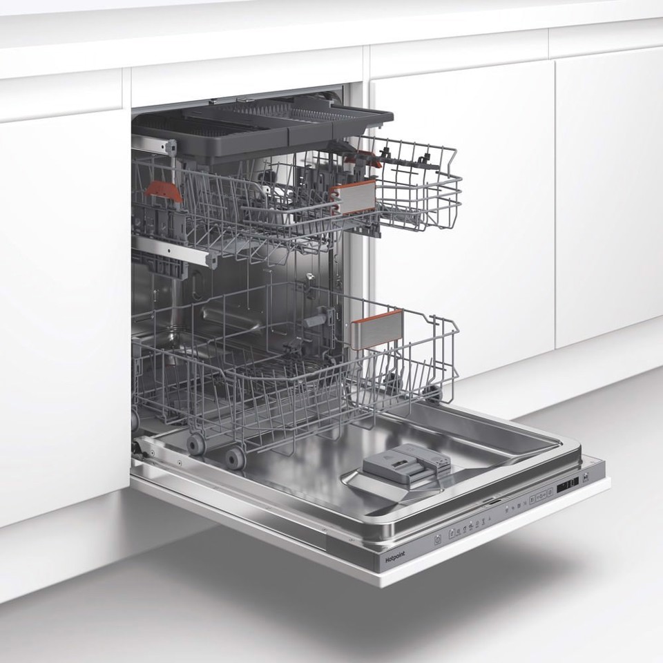 Hotpoint Ariston HDI LYM B5 R, Lavastoviglie 60cm, Classe B, 15 coperti, 41dBA, WiFi, OdourProtect