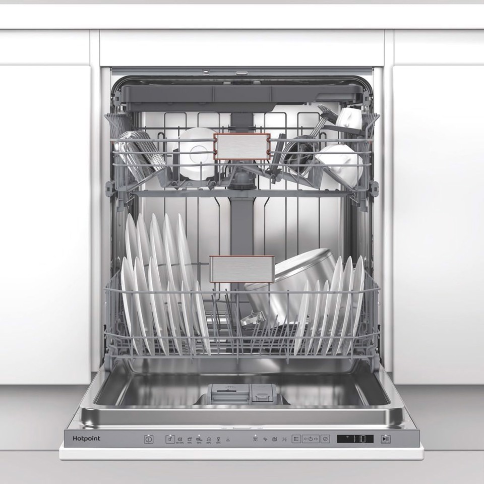 Hotpoint Ariston HDI LYM B5 R, Lavastoviglie 60cm, Classe B, 15 coperti, 41dBA, WiFi, OdourProtect