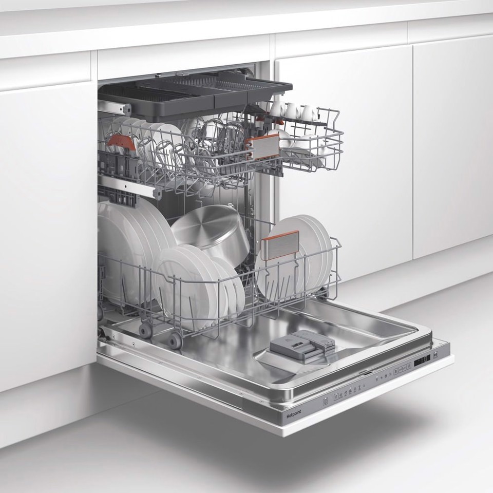 Hotpoint Ariston HDI LYM B5 R, Lavastoviglie 60cm, Classe B, 15 coperti, 41dBA, WiFi, OdourProtect