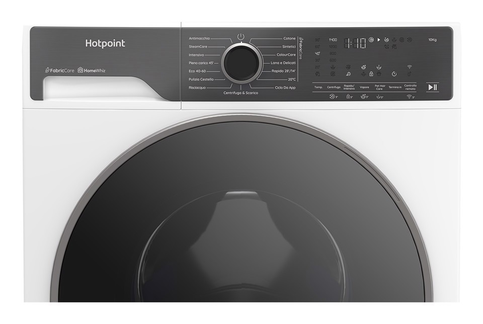 Hotpoint Ariston HP 105 CARE IT lavatrice Caricamento frontale 10 kg 1351 Giri/min Nero, Bianco