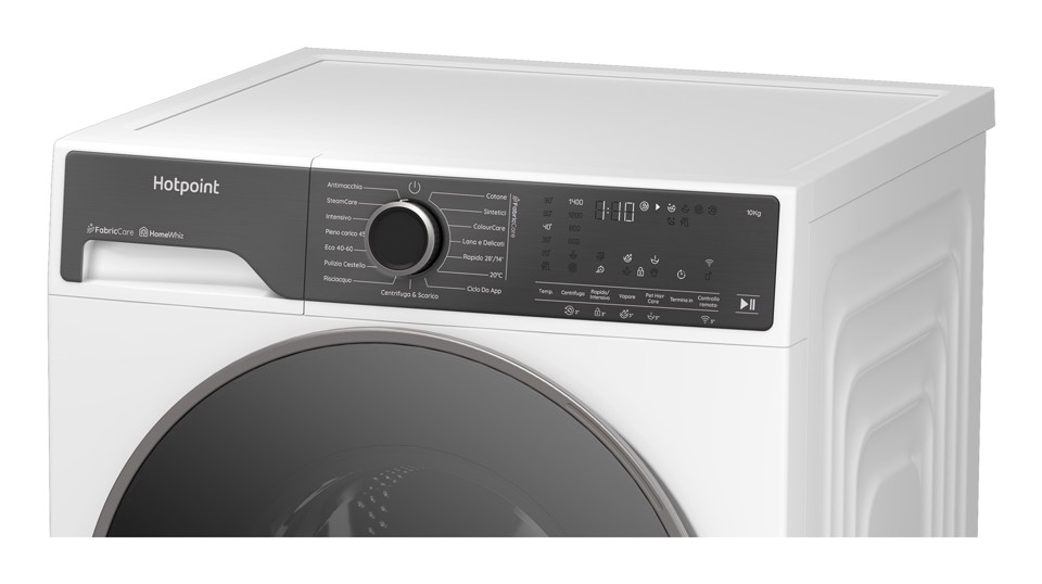 Hotpoint Ariston HP 105 CARE IT lavatrice Caricamento frontale 10 kg 1351 Giri/min Nero, Bianco