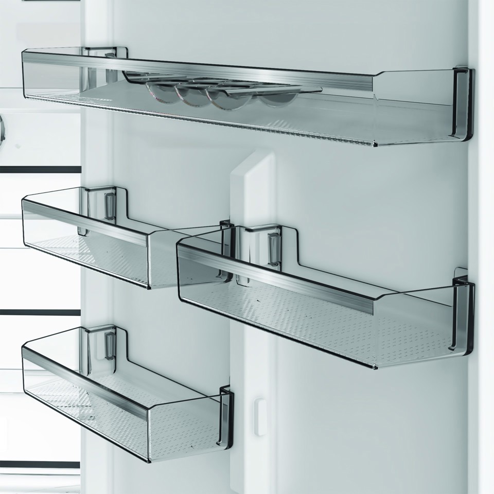 Hotpoint Ariston HPAK2 6472 XP5E Frigorifero combinato a libera installazione, Dual no frost, 70cm, Classe D, Pet Inox, 36dbA, h187cm