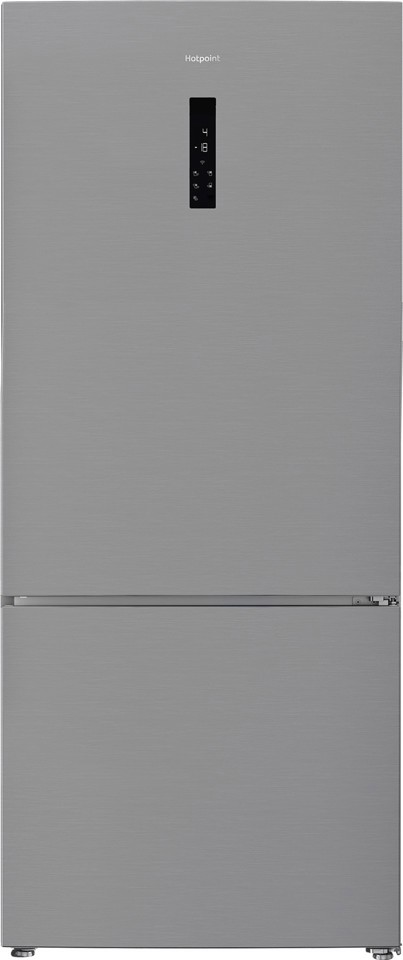 Hotpoint Ariston HPAK2 6553 XP5E Frigorifero combinato a libera installazione, Dual no frost, 78cm, Classe D, Pet Inox, 35dbA, h188 cm