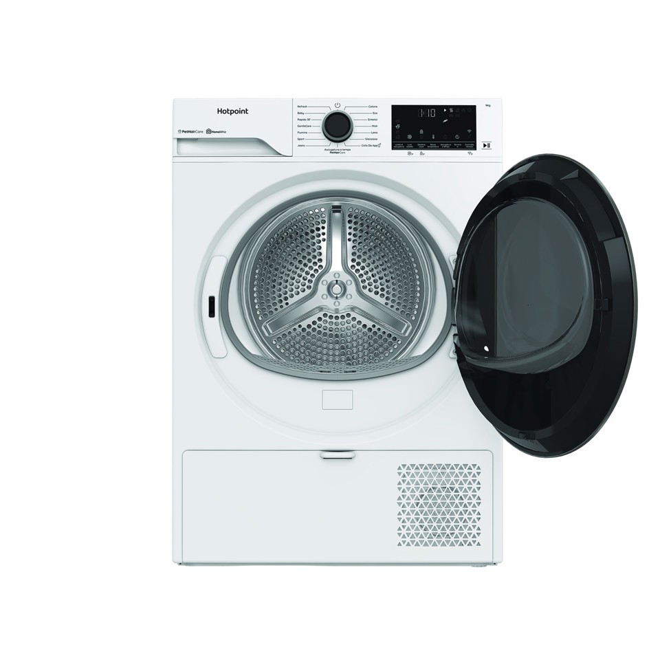 Hotpoint Ariston HPT 96D BS IT asciugatrice Libera installazione Caricamento frontale 9 kg Bianco