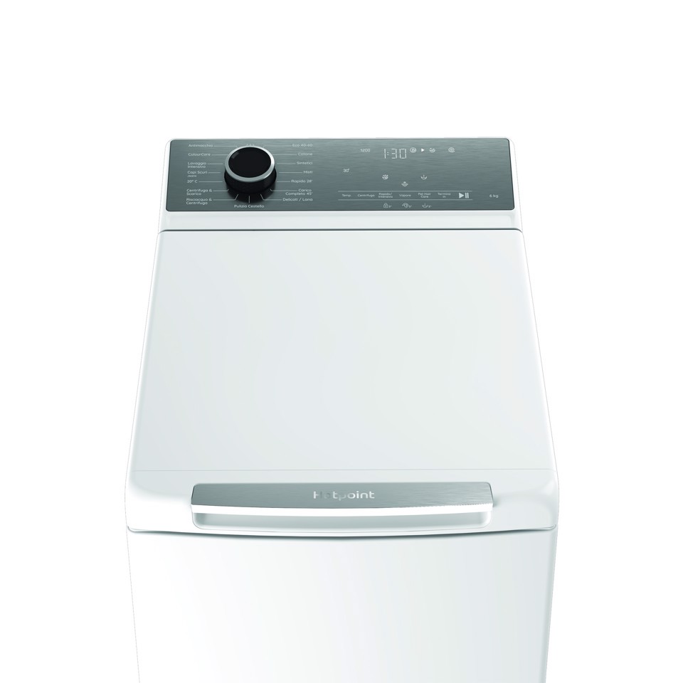 Hotpoint Ariston HTLCARE 66S IT lavatrice Caricamento dall'alto 6 kg 1100 Giri/min Bianco