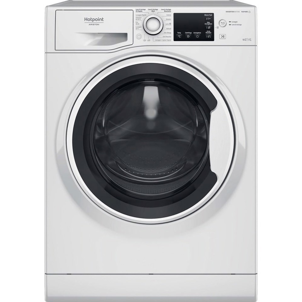 Hotpoint Ariston Lavasciuga a libera installazione NDB 10748 WA IT