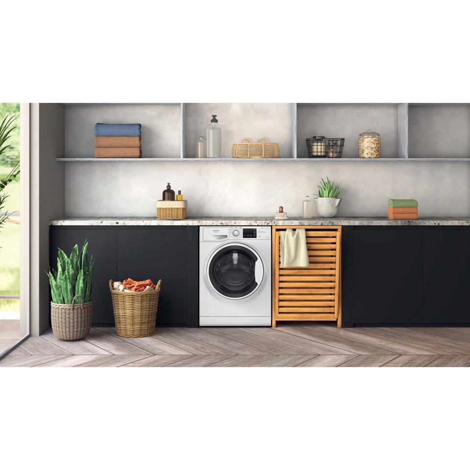 Hotpoint Ariston Lavasciuga a libera installazione NDB 10748 WA IT