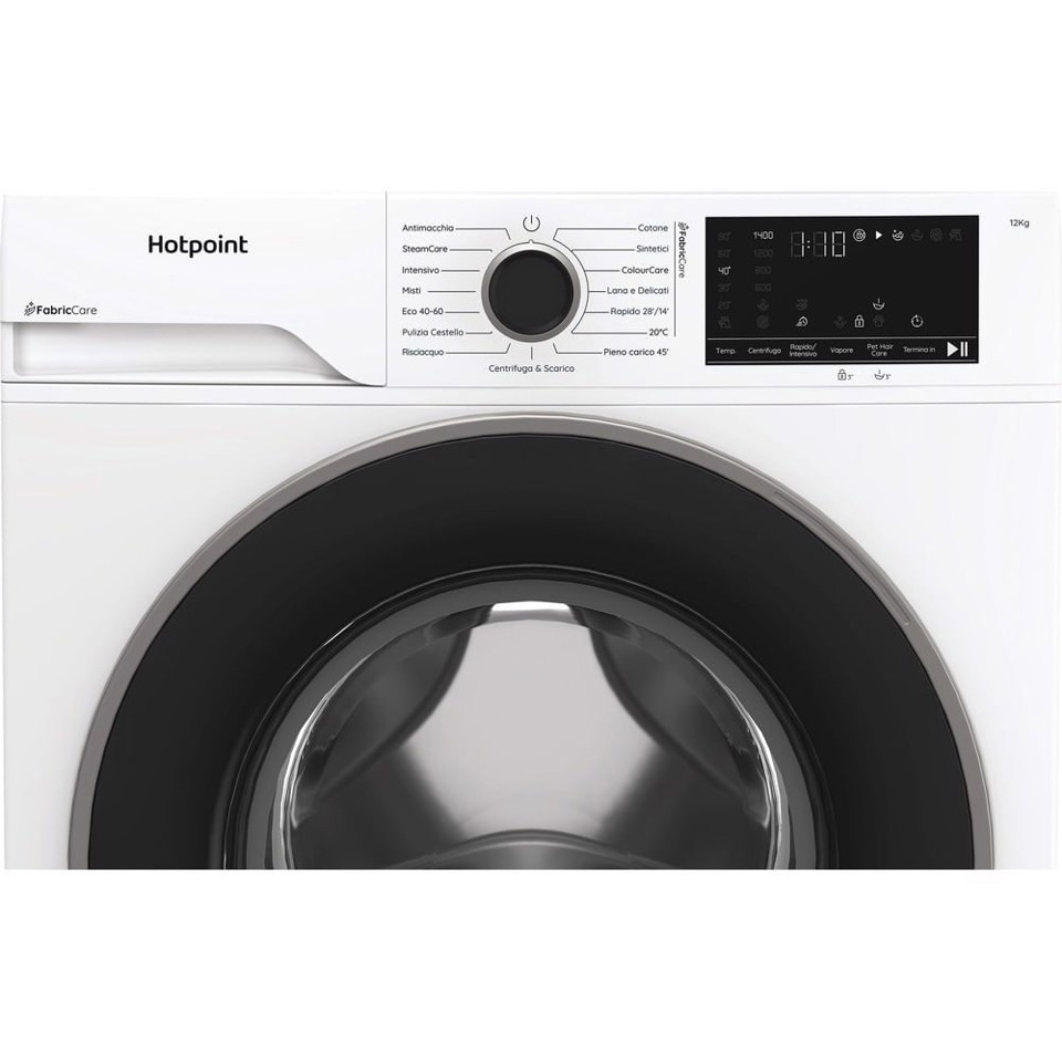 Hotpoint Ariston Lavatrice a libera installazione 12 kg - HB 123 CARE IT - Délica