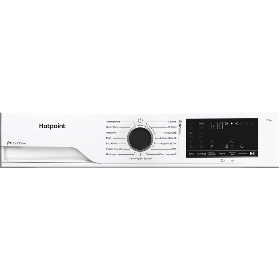 Hotpoint Ariston Lavatrice a libera installazione 12 kg - HB 123 CARE IT - Délica