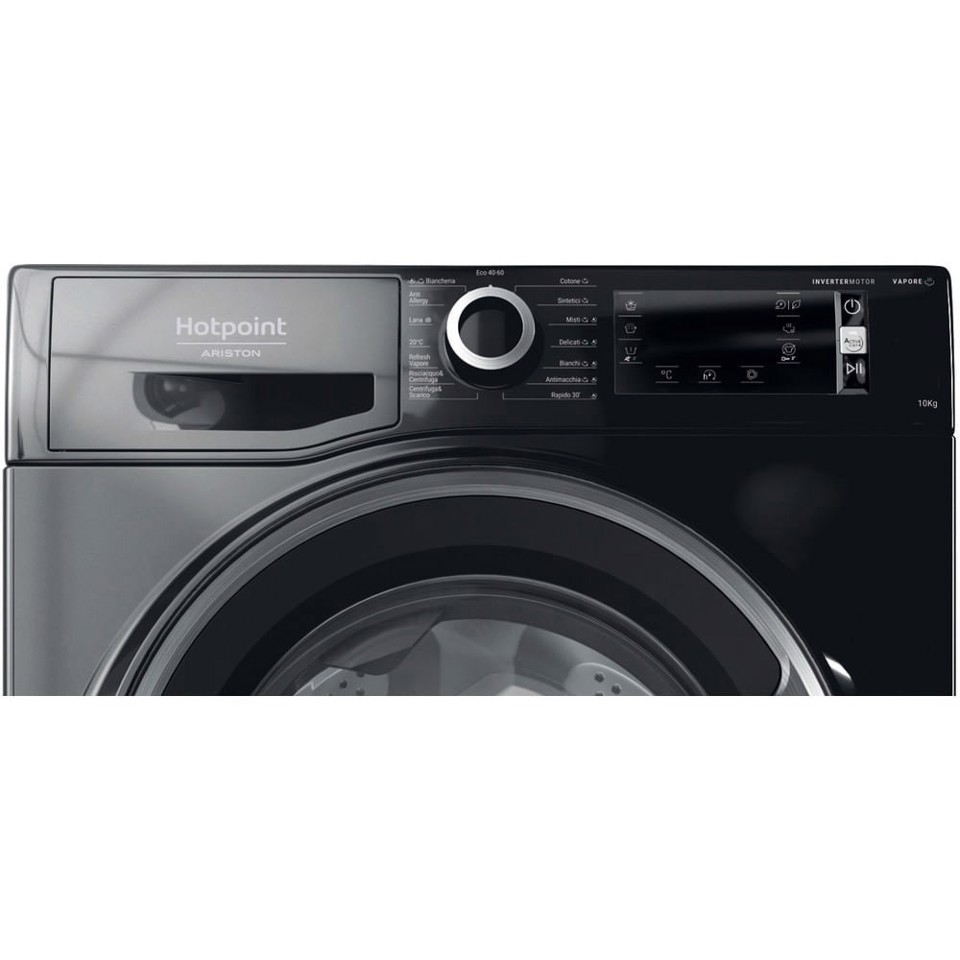 Hotpoint Ariston Lavatrice a libera installazione NBT 108 BLACK IT