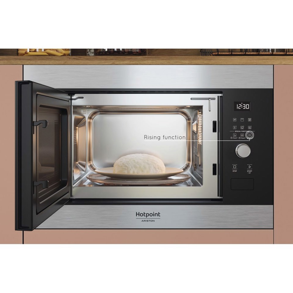 Hotpoint Ariston MF25G IX HA.1 Microonde con grill, inox, 25Lt, Defrost,Funzioni Automatiche