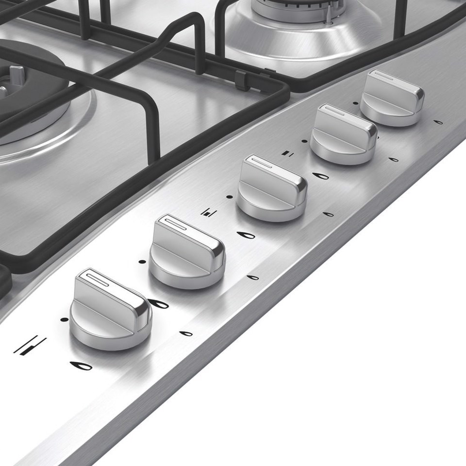 Hotpoint Ariston Piano cottura a gas PCN R753N T/IX/HA