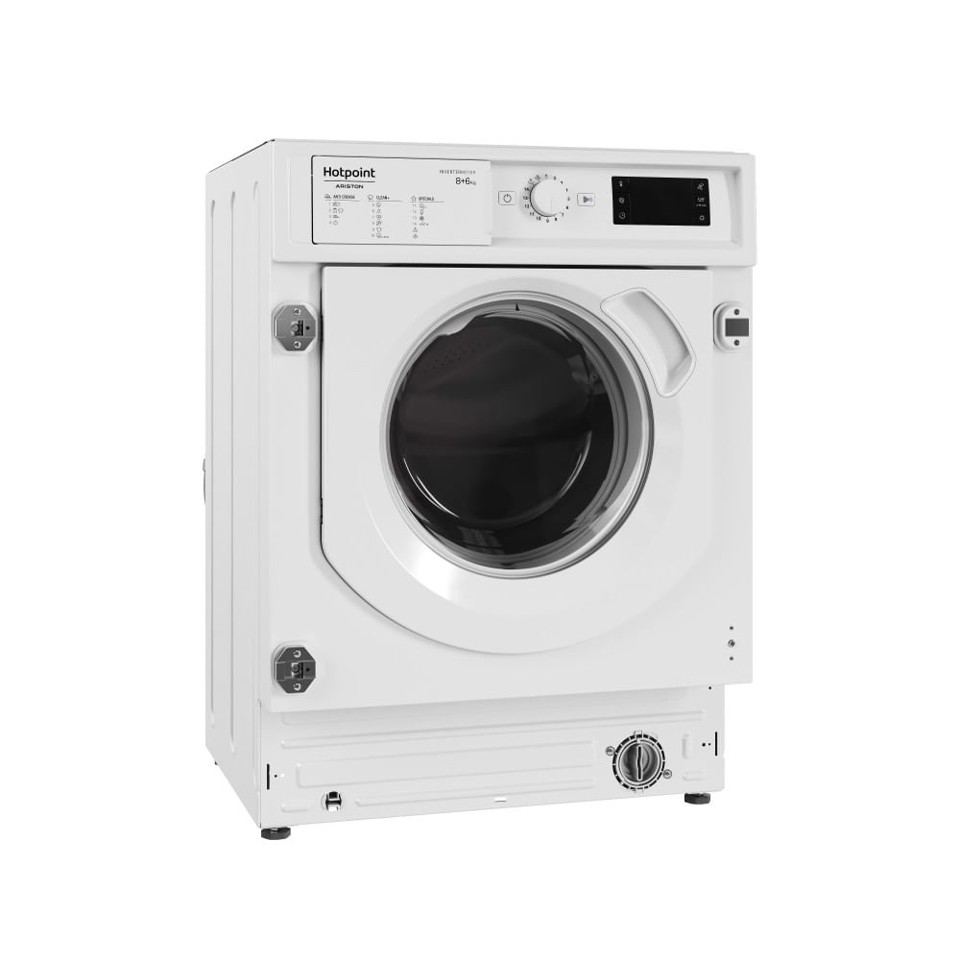 Hotpoint BI WDHG 861485 EU lavasciuga Da incasso Caricamento frontale Bianco D