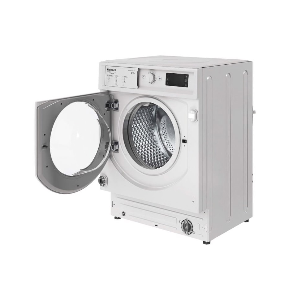 Hotpoint BI WDHG 861485 EU lavasciuga Da incasso Caricamento frontale Bianco D
