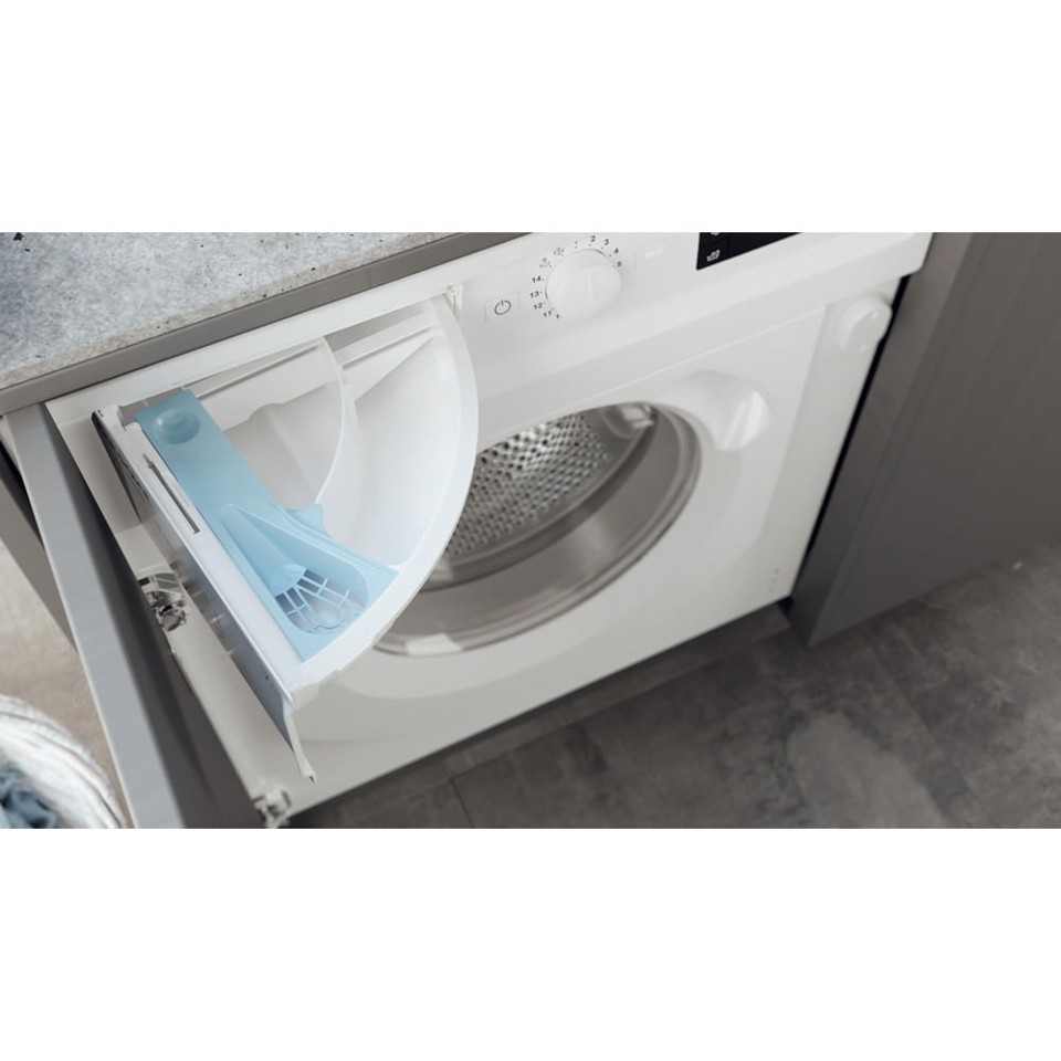 Hotpoint BI WMHG 71483 EU N lavatrice Caricamento frontale 7 kg 1400 Giri/min D Bianco