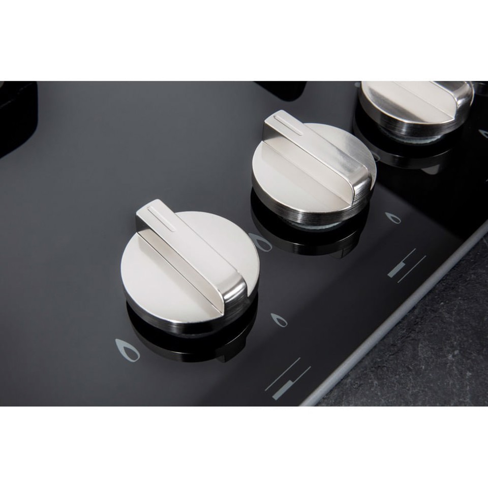 Hotpoint FTGHG 751 D/HA(BK) Nero Da incasso 75 cm Gas 5 Fornello(i)