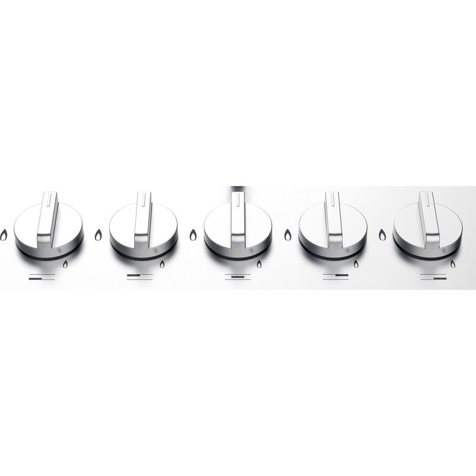 Hotpoint FTGHL 751 D/IX/HA Acciaio inossidabile Da incasso 75 cm Gas 5 Fornello(i)