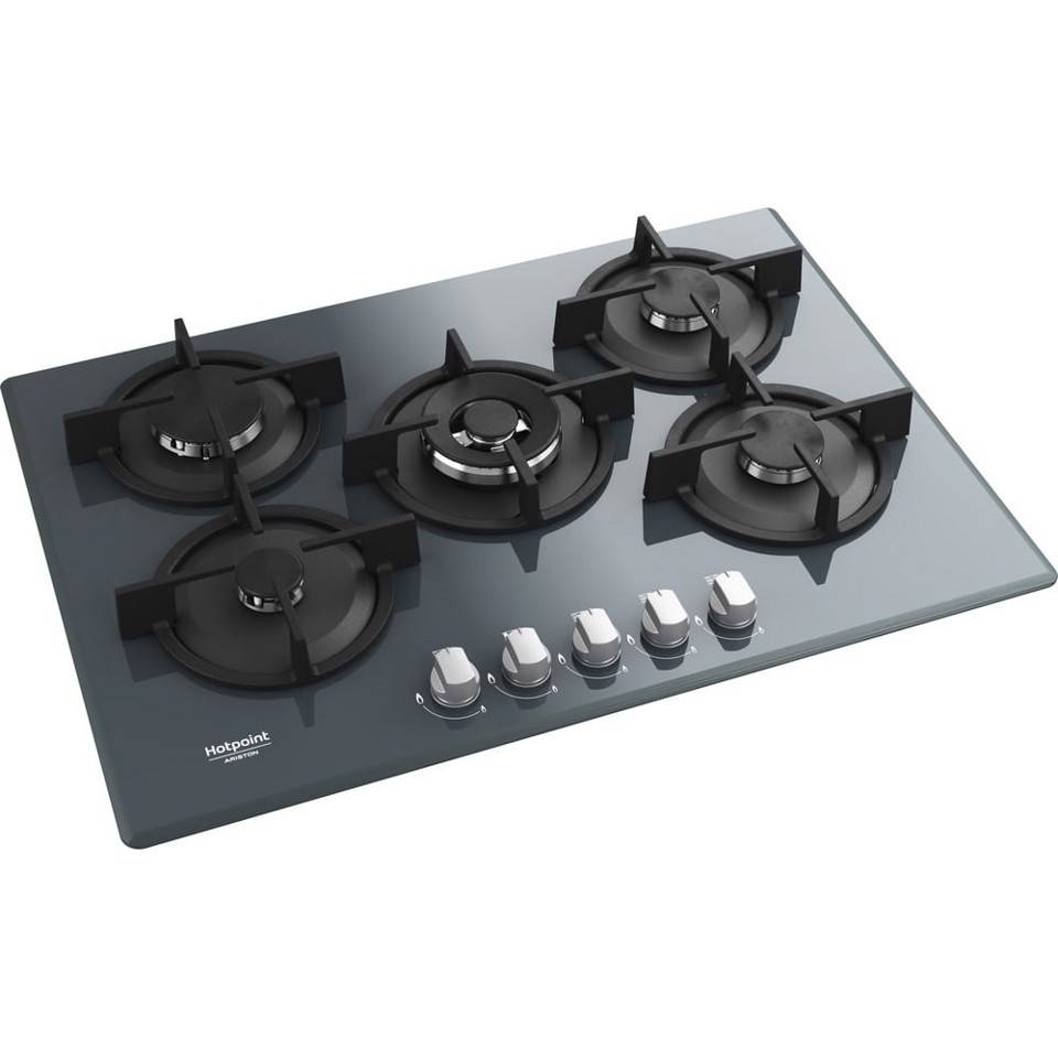 Hotpoint HAGD 72S/MR Specchio Da incasso 73 cm Gas 5 Fornello(i)
