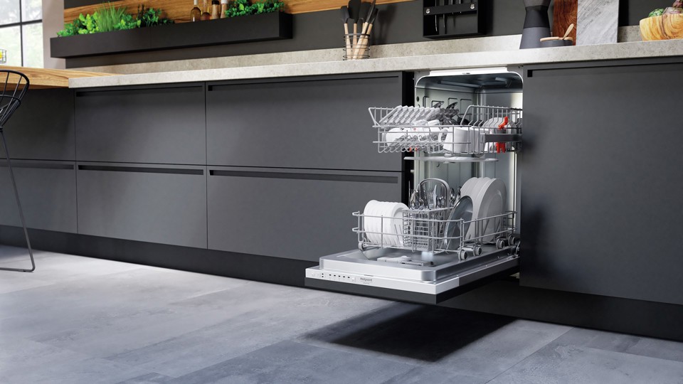 Hotpoint HI9E 2B19 A scomparsa totale 9 coperti F