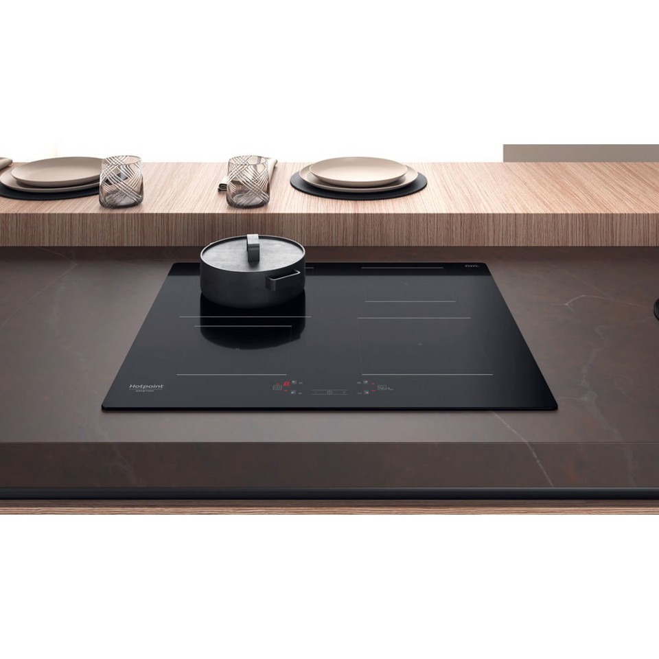 Hotpoint HQ 5660S NE Nero Da incasso 59 cm Piano cottura a induzione 4 Fornello(i)