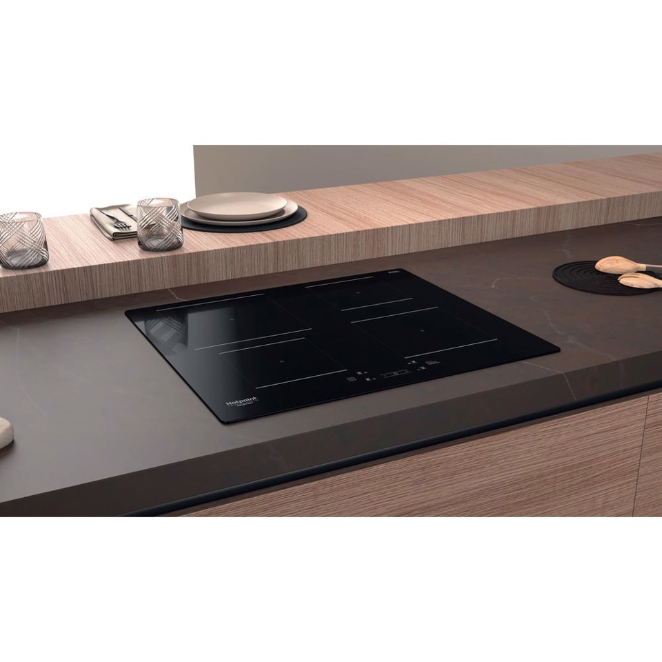 Hotpoint HQ 5660S NE Nero Da incasso 59 cm Piano cottura a induzione 4 Fornello(i)