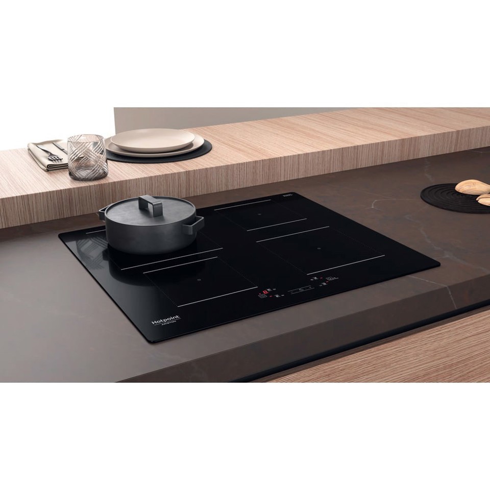 Hotpoint HQ 5660S NE Nero Da incasso 59 cm Piano cottura a induzione 4 Fornello(i)