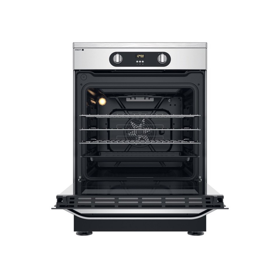 Hotpoint HS68IQ8CHX/E Cucina Piano cottura a induzione Acciaio inossidabile A