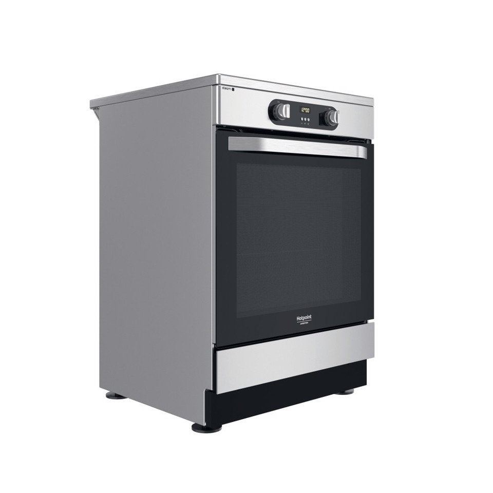 Hotpoint HS68IQ8CHX/E Cucina Piano cottura a induzione Acciaio inossidabile A