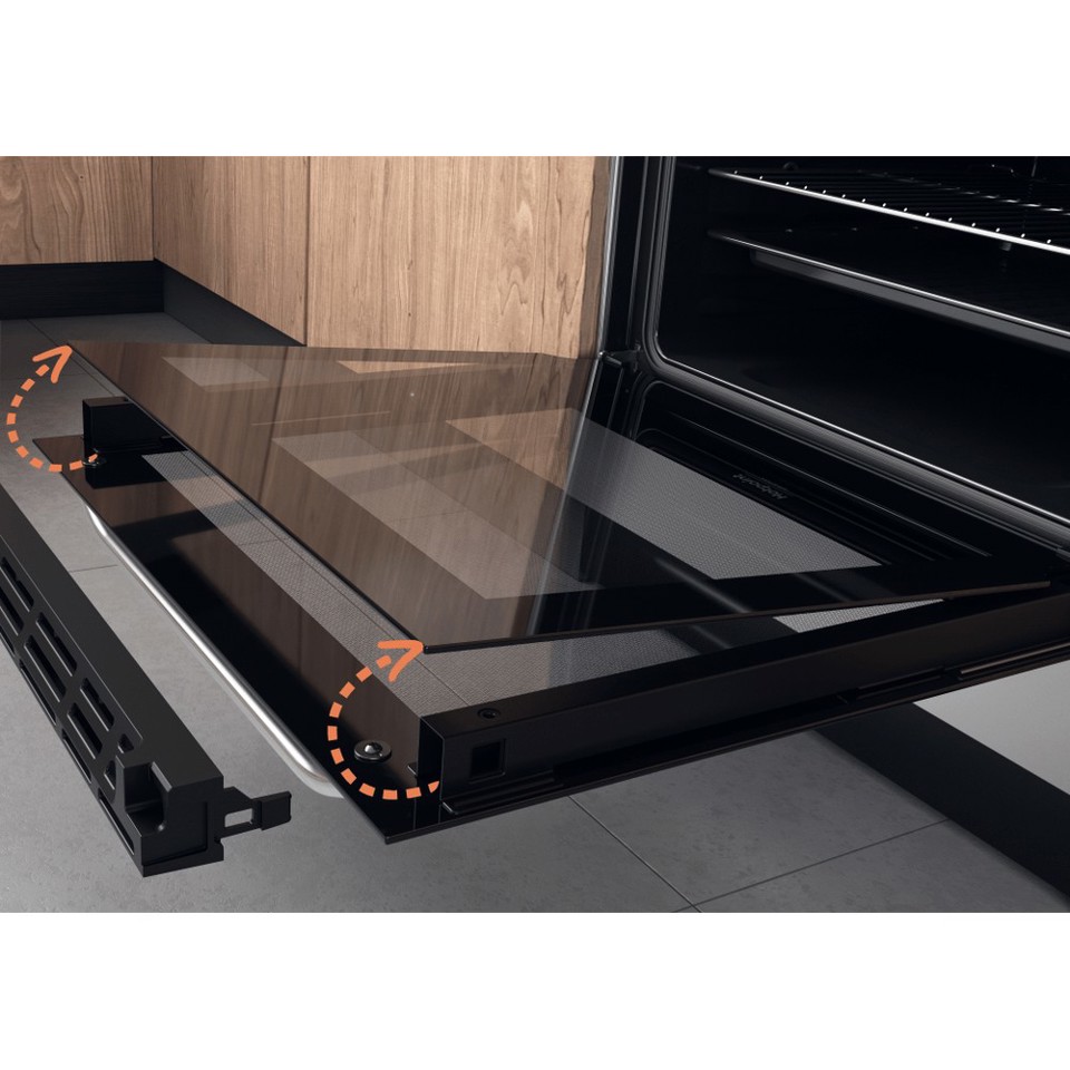 Hotpoint HS68IQ8CHX/E Cucina Piano cottura a induzione Acciaio inossidabile A