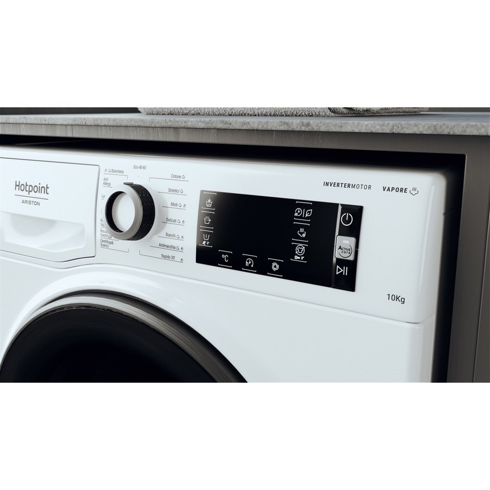 Hotpoint NBT 1046 WDA IT lavatrice Caricamento frontale 10 kg 1400 Giri/min A Bianco