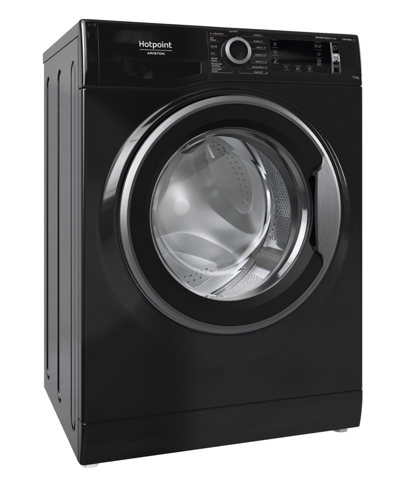Hotpoint NBT 116 BLACK IT lavatrice Caricamento frontale 11 kg 1400 Giri/min Nero