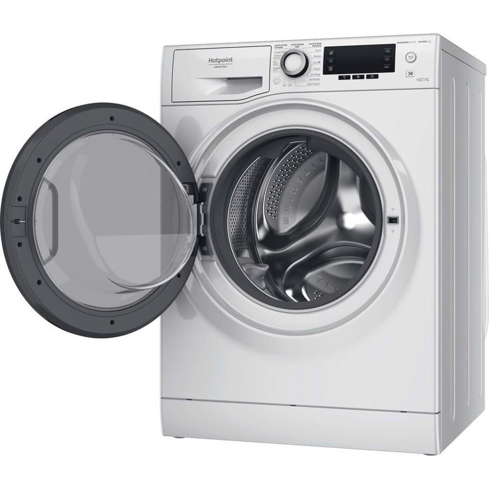 Hotpoint NDD 11726 DA IT lavasciuga Libera installazione Caricamento frontale Bianco E