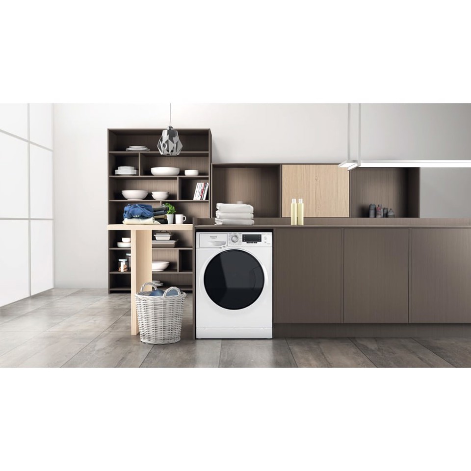 Hotpoint NDD 11726 DA IT lavasciuga Libera installazione Caricamento frontale Bianco E