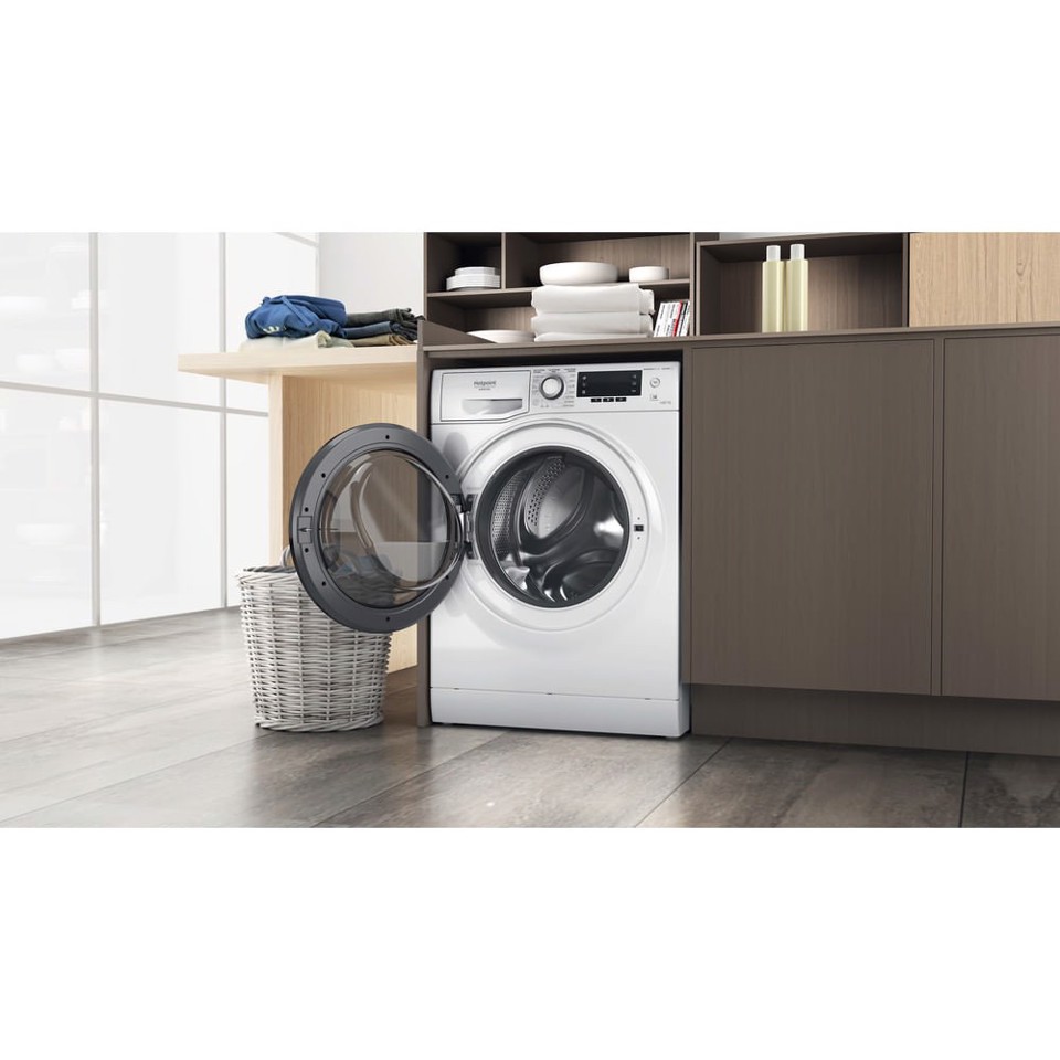 Hotpoint NDD 11726 DA IT lavasciuga Libera installazione Caricamento frontale Bianco E
