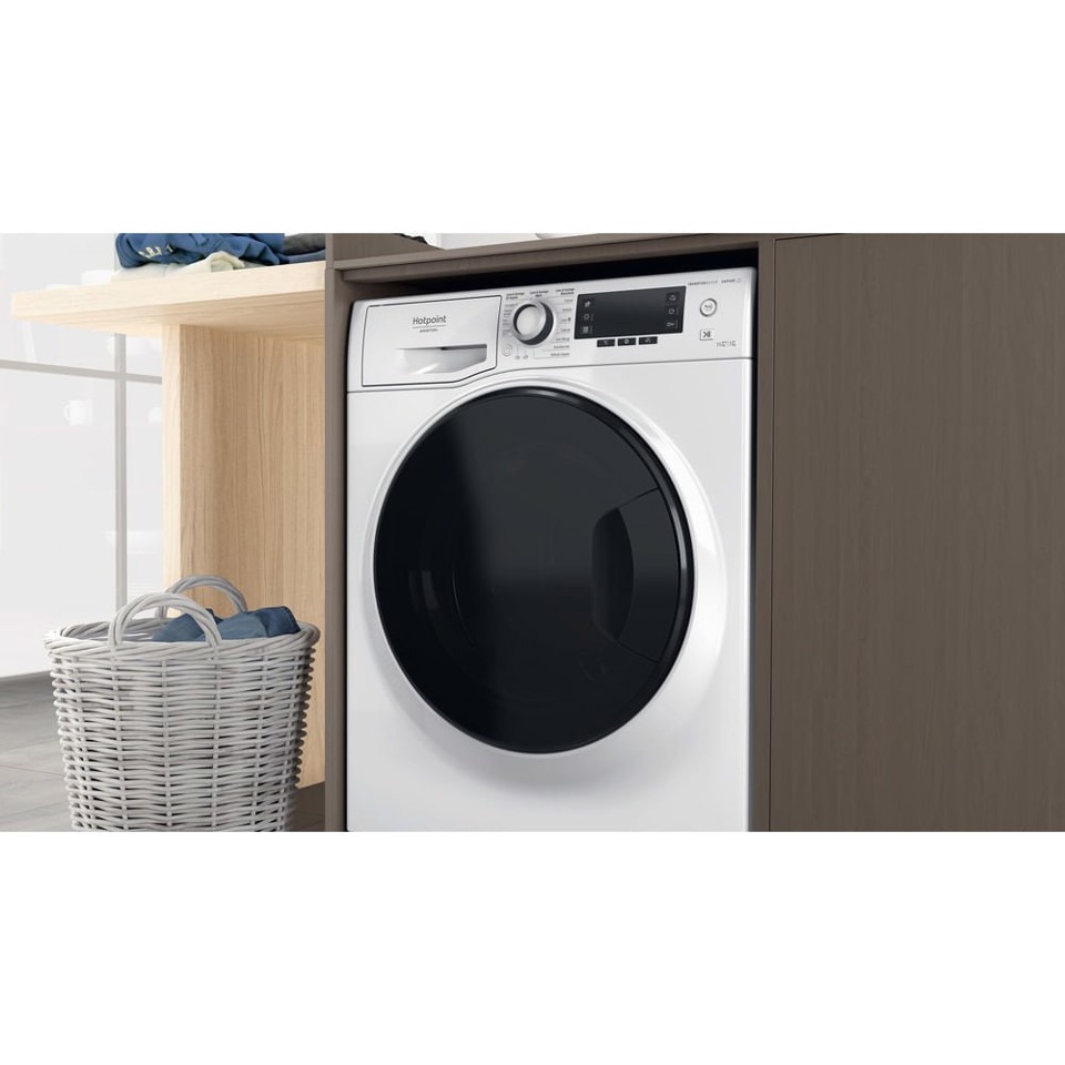 Hotpoint NDD 11726 DA IT lavasciuga Libera installazione Caricamento frontale Bianco E