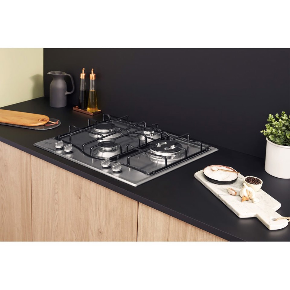 Hotpoint PCN 642 T/IX/HAR Acciaio inossidabile Da incasso 60 cm Gas 4 Fornello(i)