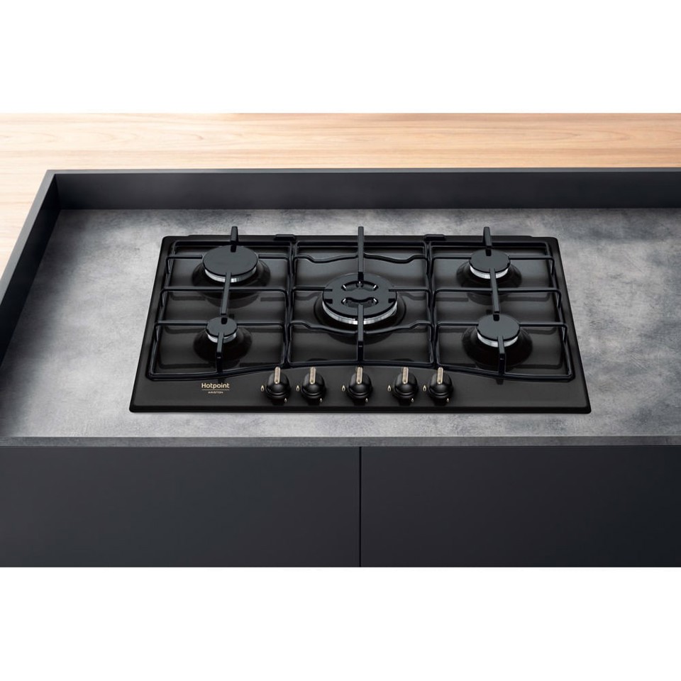 Hotpoint PCN 750 T (AN) R /HA Antracite Da incasso 75 cm Gas 5 Fornello(i)