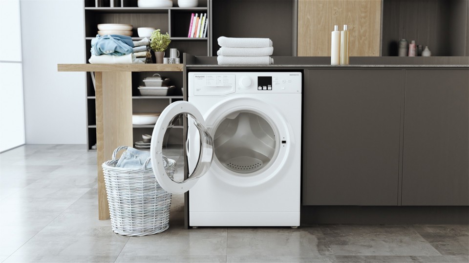 Hotpoint RSSF 624 W IT N lavatrice Caricamento frontale 6 kg 1200 Giri/min C Bianco