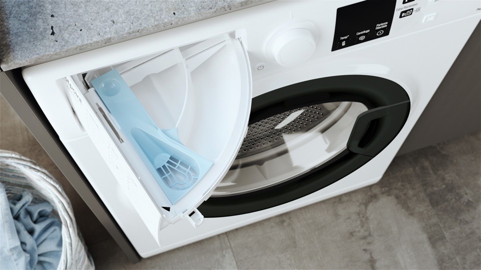 Hotpoint RSSF R327 IT lavatrice Caricamento frontale 7 kg 1200 Giri/min D Bianco