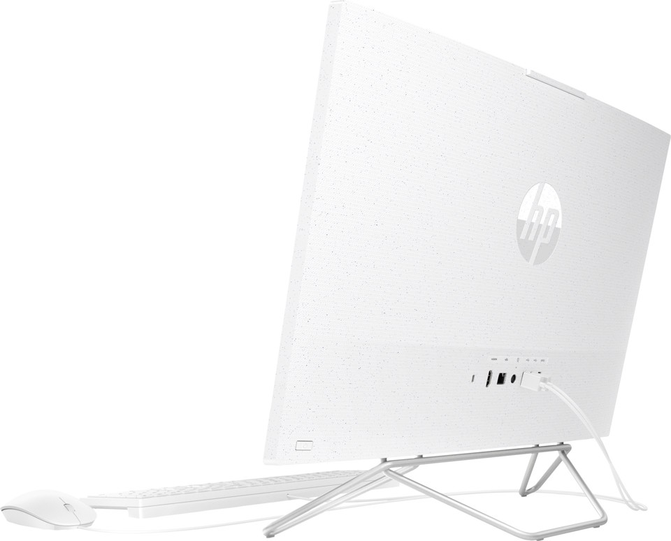 HP 24-cb0018nl AMD Ryzen™ 3 60,5 cm (23.8") 1920 x 1080 Pixel 8 GB DDR4-SDRAM 256 GB SSD PC All-in-one Windows 11 Home Wi-Fi 6 (802.11ax) Bianco