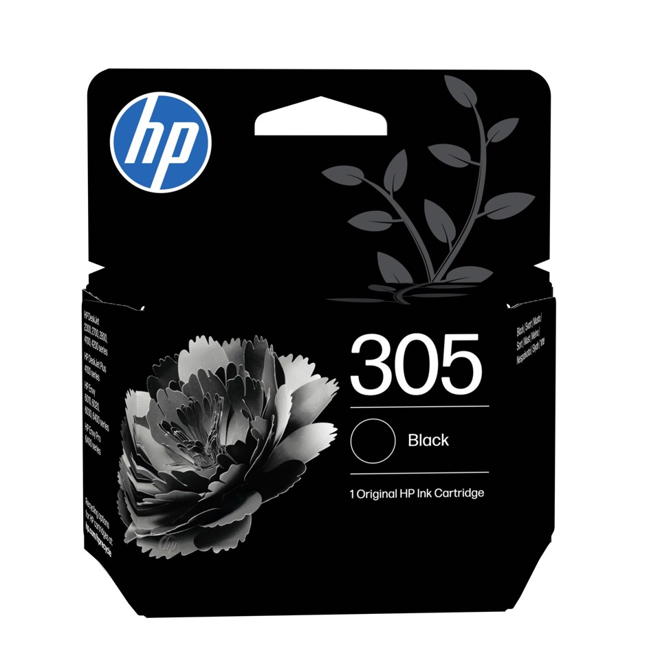 HP Cartuccia di inchiostro nero originale 305
