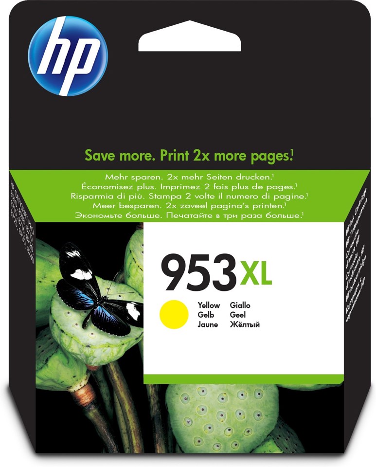 HP 953XL Cartuccia inchiostro giallo originale ad alta capacità 