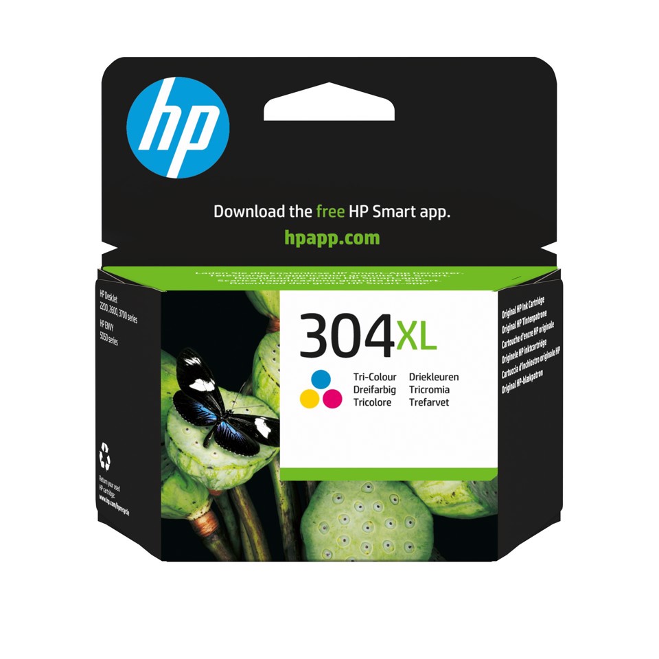 HP Cartuccia inchiostro originale tricromia 304XL